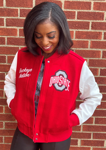 red and white varsity
