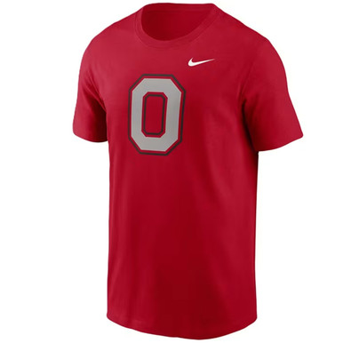 Ohio State Nike Red Block O Tee. - College Traditions