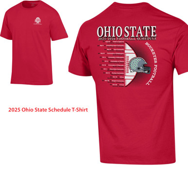 2025 Ohio State Football Schedule Tee - College Traditions