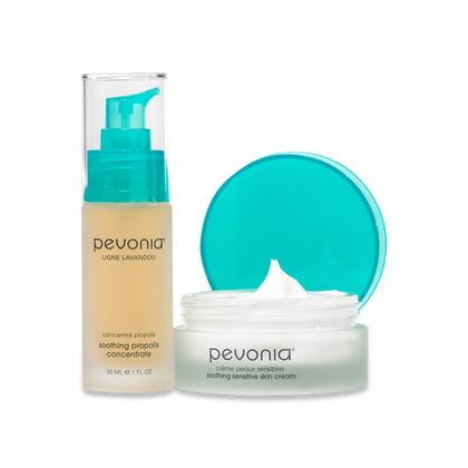 Pevonia Soothing Propolis Concentrate and Soothing Sensitive Skin Cream
