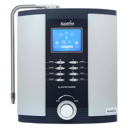 AlkaViva Athena H2 Countertop Water Ionizer in Silver