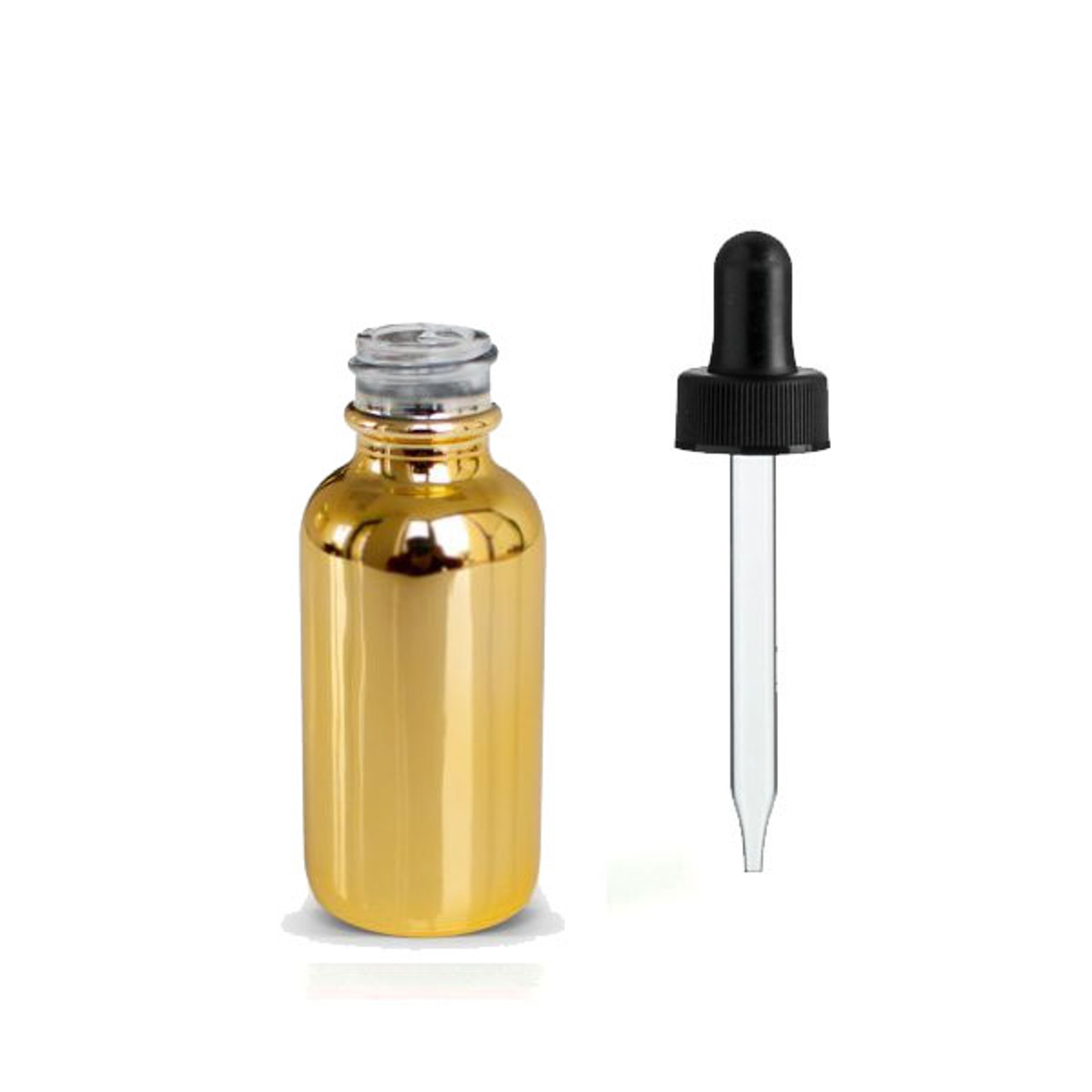 1-Oz. Amber Bottles with Droppers