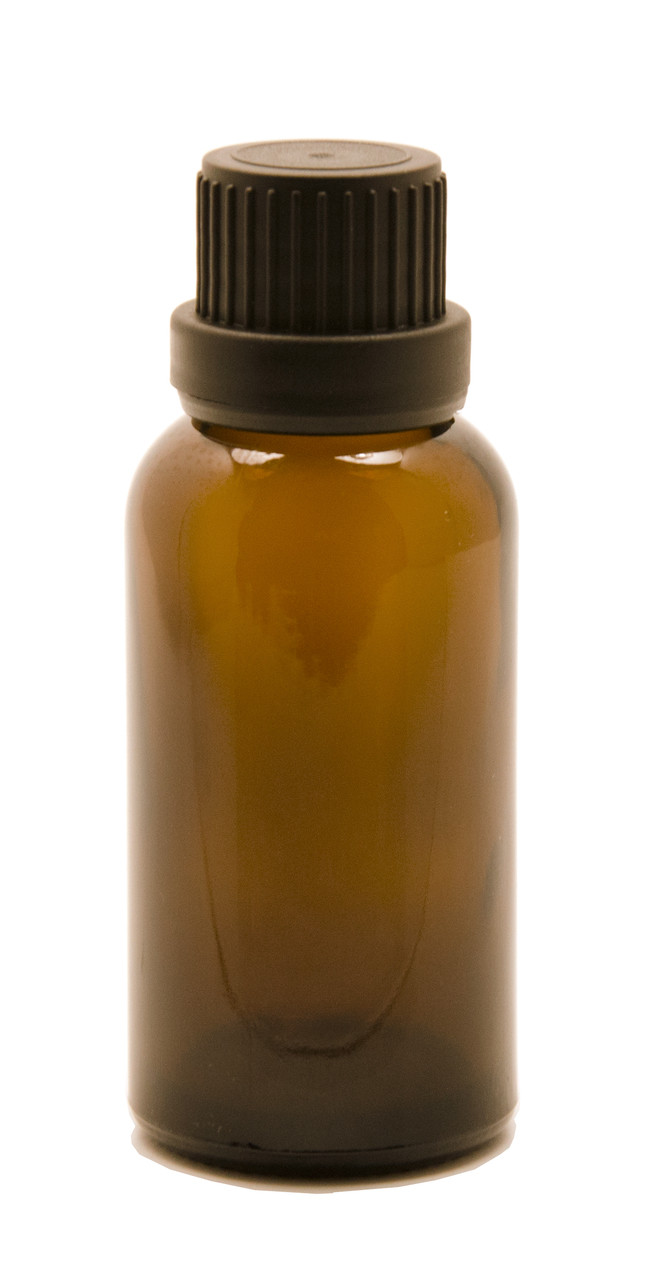 16oz Amber Bottle With Plain Cap — The Essential Oil Company