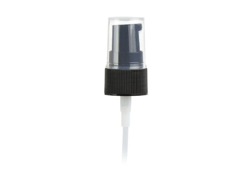 Treatment Pump (Black) For 30 ml ro 60ml (1 oz or 2oz) Boston Round neck size 20-400