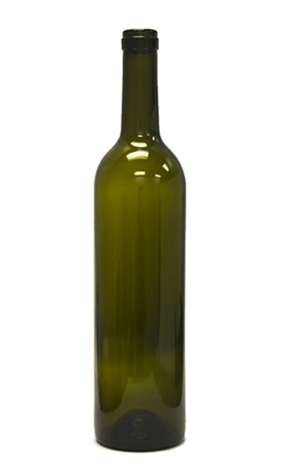 750ml Antique Green Bordeaux Wine Bottle #18 - Case of 12