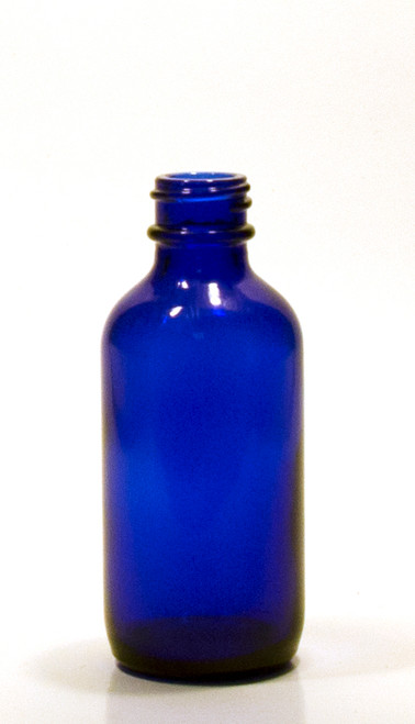 30ML (1oz) Blue Boston Round Bottles With No Closure