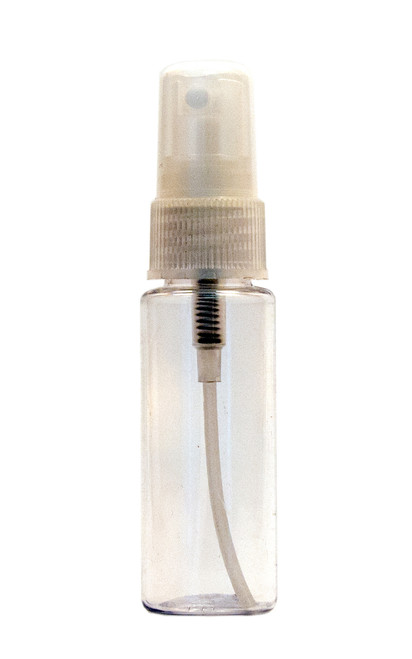 30ML Clear High Shoulder PET Plastic Bottle with Clear Fine Mist Sprayer