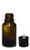 15ML Amber Essential Oil Bottle with Tamper Evident Cap & Orifice Reducer