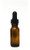 15ML (.5oz) Amber Boston Round Bottle With Regular Dropper (BLACK)