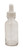 30ML (1oz) Clear Boston Round Bottle With White Regular Dropper