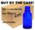 15ML 0.5 oz cobalt blue glass Boston round bottle with 18-400 neck finish