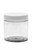 Case250 of 4oz (120ml) Clear Straight Sided PET Jar with White Cap