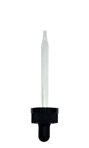 CRC Child Resistant Dropper with 91mm Pipette for 60ml Boston Round