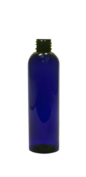 240 ml (8oz.) Blue PET Plastic Bullet Bottle