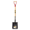 Square Point Shovel, closed back, D-handle