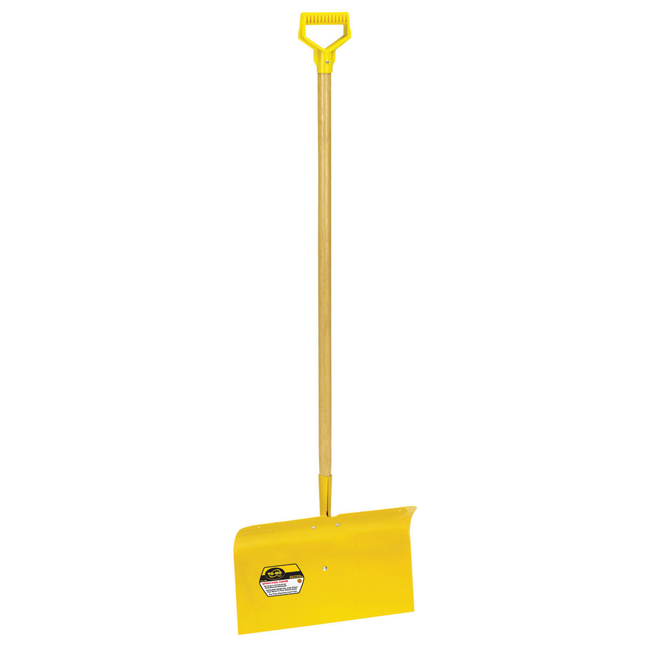 18" Spring Steel Snow Pusher with D-grip