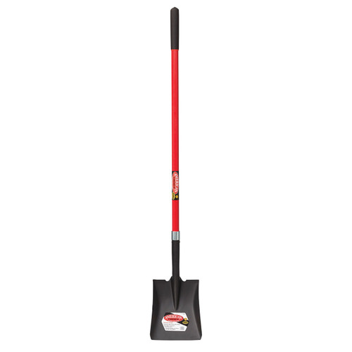 Square Point Shovel, 48" fiberglass handle