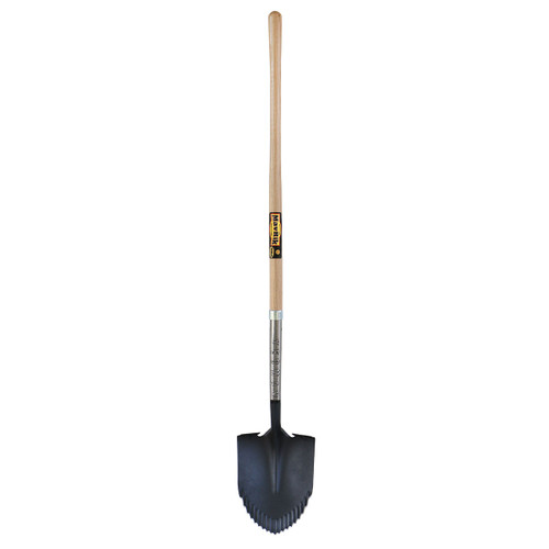 Saber Tooth Shovel, round point, sharpened edge