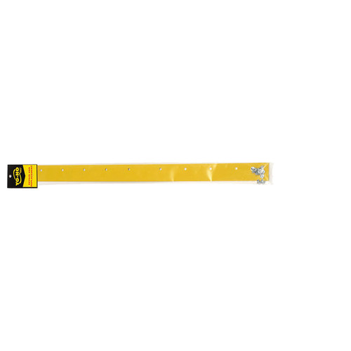 24" Yellow Wear Strip with Rivets Yeoman & Company