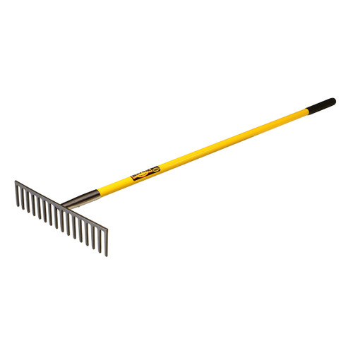 Stone/Road Rake, fiberglass handle - Yeoman & Company