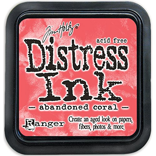 Tim Holtz Abandoned Coral Pink Distress Ink Pad by Ranger