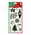 Peppermint Twist Christmas Clear Cling Stamps by Inkadinkado