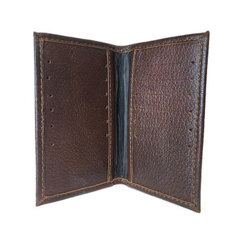 Handmade Cowhide Leather Card Holder: Slim Minimalist Wallet