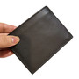 Handmade Leather Bifold Wallet with Zipper: Slim Minimalist Design