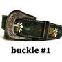 Embossed Sunflower Leather Belt: Handmade Boho Cowgirl Style