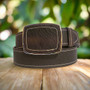Handmade Brown Leather Belt: Western Boho Cowgirl Style