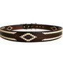 Handmade Western Leather Belt: Brown Rodeo Braided Belt
