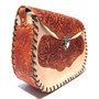 Embossed Leather Shoulder Bag: Handmade Rodeo Style