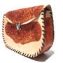 Embossed Leather Shoulder Bag: Handmade Rodeo Style