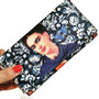Laser-Engraved Frida Leather Wallet: Handmade Women's Card Holder