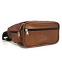 Handmade Leather Waist Bag: Adjustable Belt, Travel Fanny Pack