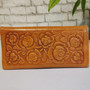 Embossed Floral Leather Wallet: Vintage Rodeo Style