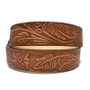 Handmade Clover Leather Belt: Western Boho Floral Belt