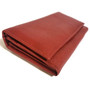 Red Leather Wallet: Handmade Cowhide Card Holder with Zipper