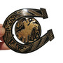 Hand Engraved Western Belt Buckle: Cowboy Rodeo Buckle