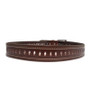 Brown leather belt
