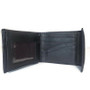 Handmade Black Cowhide Leather Wallet: Bifold, Zipper & Velcro