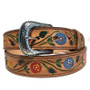 Embossed Leather Belt: Handmade Cowgirl Rodeo Style