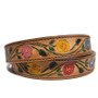 Embossed Leather Belt: Handmade Cowgirl Rodeo Style
