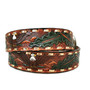Handmade Leather Western Belt: Embossed Eagle Rodeo Cowboy Belt