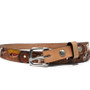 Embossed Leather Kids Belt: Handmade Rodeo Style, Snap Buckle