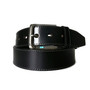 Handmade Full Grain Black Leather Belt: Minimalist Mens Belt