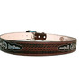 Handmade Brown Leather Western Belt: Mens Rodeo Cowboy Style