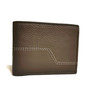 Handmade Brown Leather Bifold Wallet: 16 Card Slots