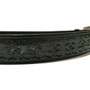 Hand-Tooled Leather Belt for Men: Cowboy Rodeo Style, Black