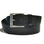Handmade Full Grain Black Leather Belt: 1.5-inch Cowhide Belt
